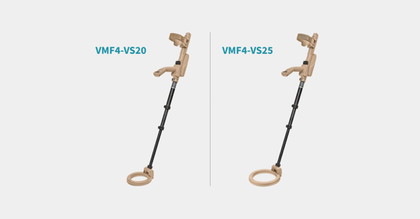 VMF4-VS20/VS25 – Compact Metal Detector, sand